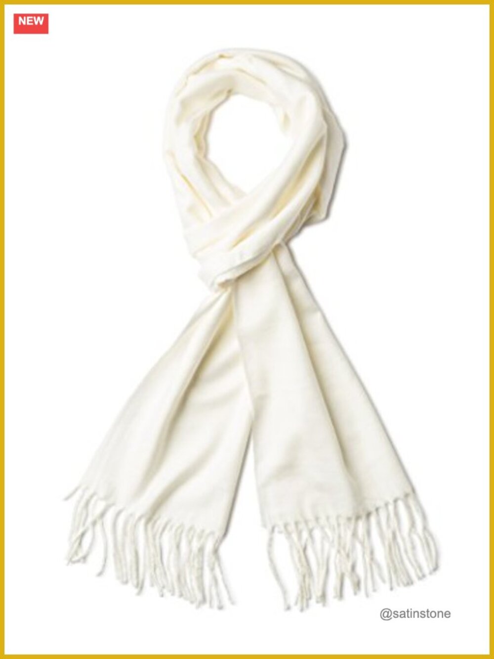 Cashmere Feel Winter Scarf Soft Lightweight 72x12 with Fringes Fashion Accessory